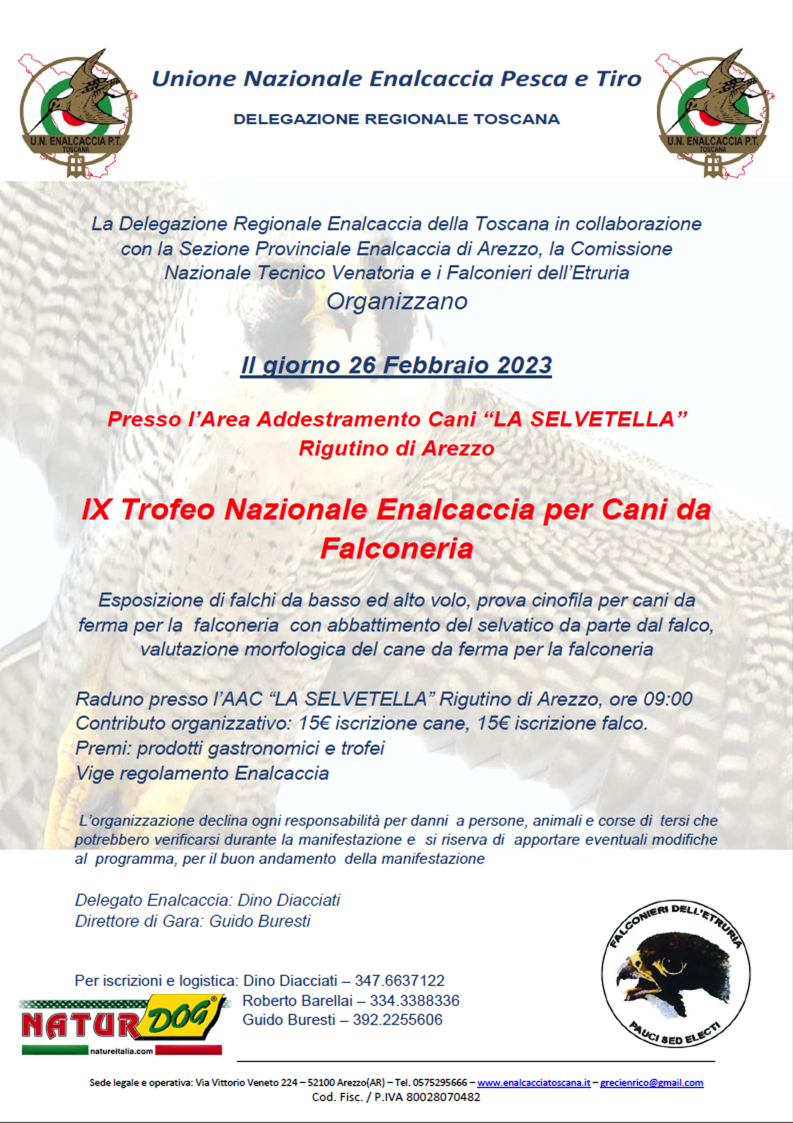 IX Trofeo Nazionale Enalcaccia per Cani da Falconeria - (24/2/2023)